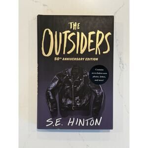 S.E. Hinton Signed THE OUTSIDERS Autograph Hardcover 50th Anniversary Edition #6